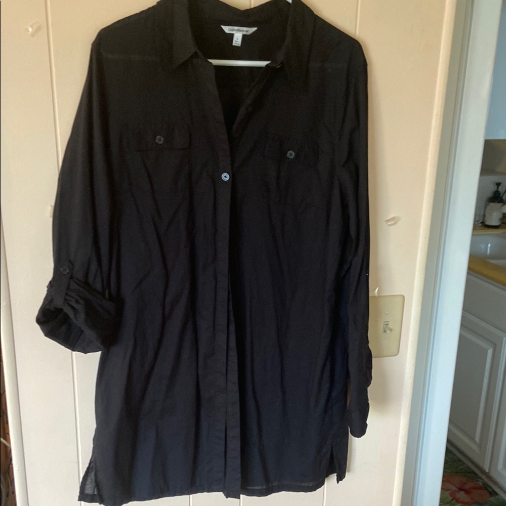 Black Button-Up Shirt